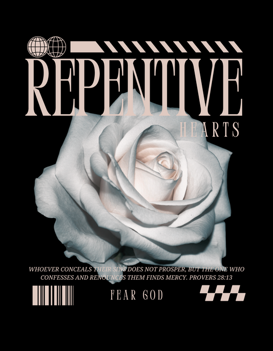 Repentive Hearts Rose T-Shirt